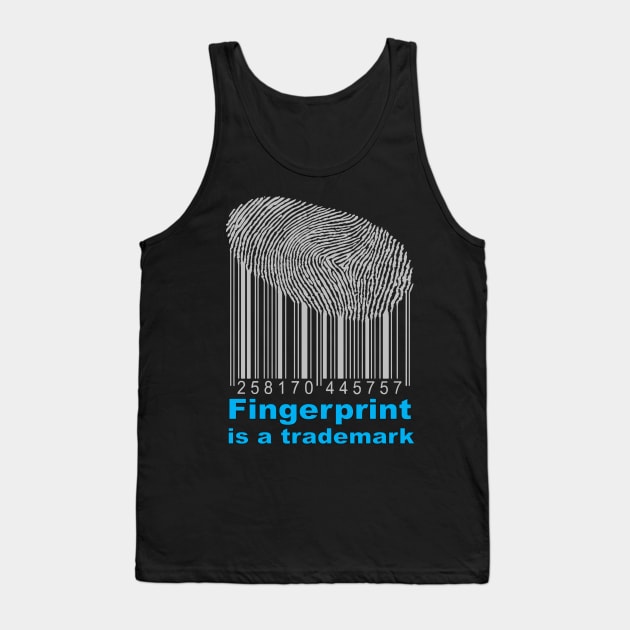 fingerprint is a trademark t-shirt 2020 Tank Top by Gemi 